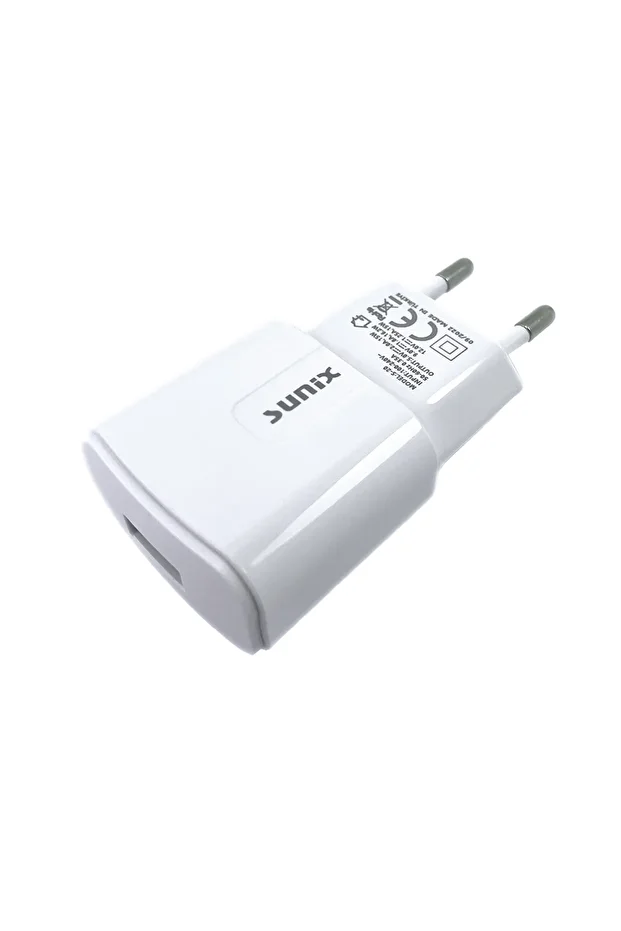 2.1 Amper Şarj Adaptörü Tek Başlık 12w 5v 2.1a Şarj Aleti - 1