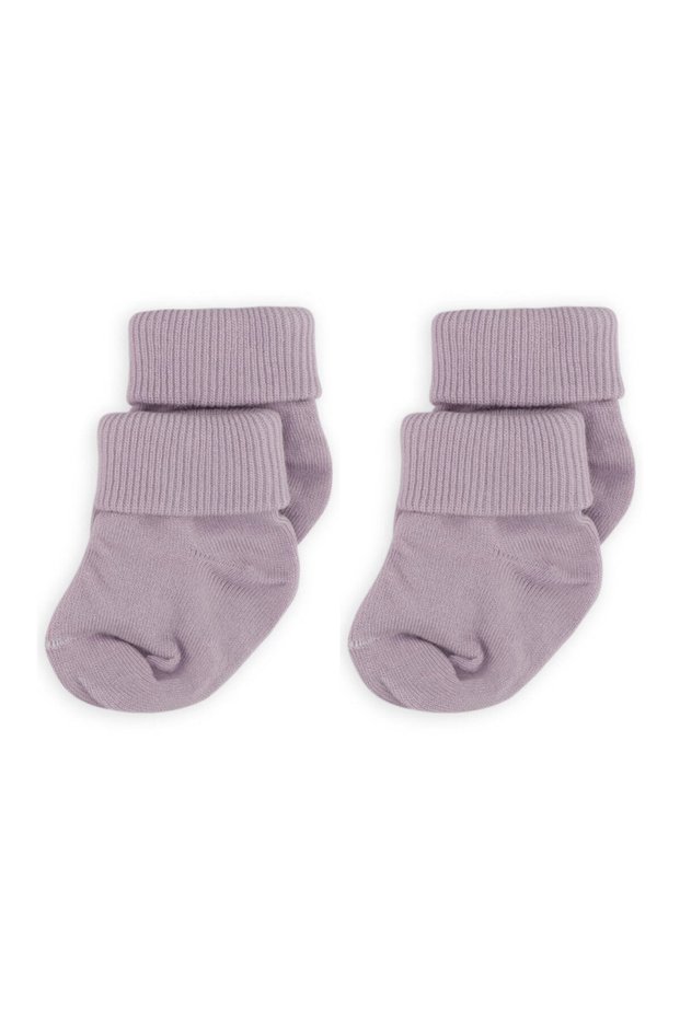 2 Pack Bamboo Baby Socks I Purple I Lilac Newborn Baby Girl Boy Socks