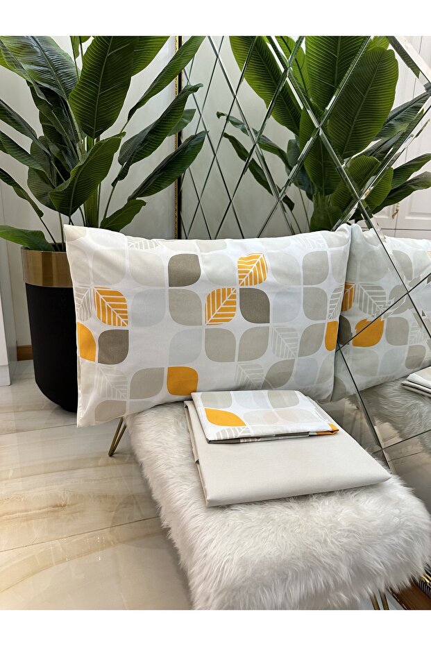 Life Double Sheet Pillow Set Stone