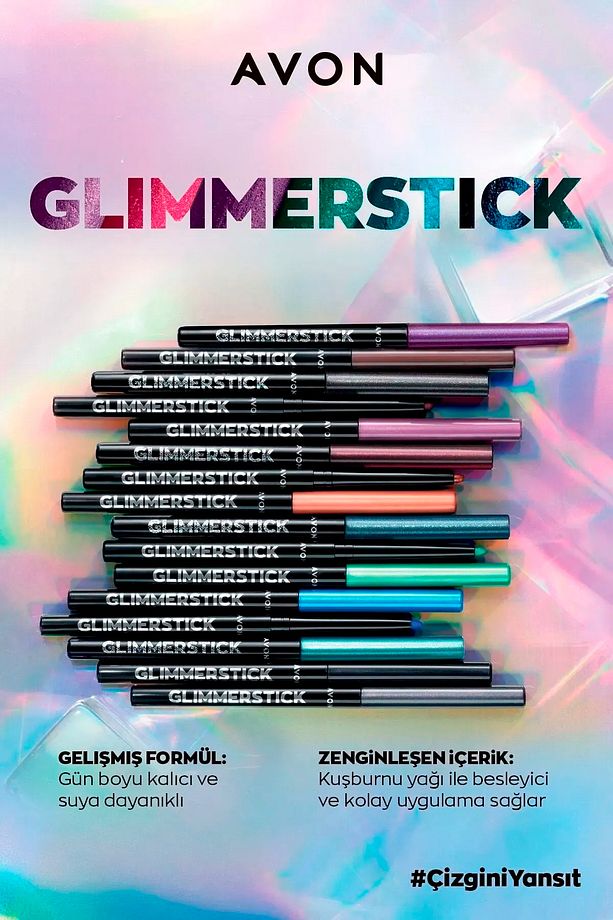 Asansörlü Göz Kalemi Cherry Red 2'li + Marvellous Mocha Mat Ruj + Lovider Cep Aynası - 2