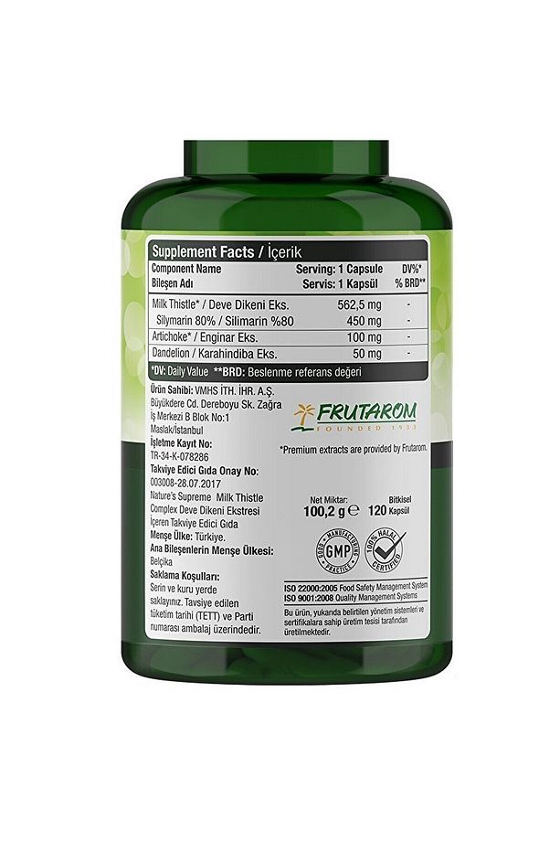 Milk Thistle Complex 120 Kapsül - 6
