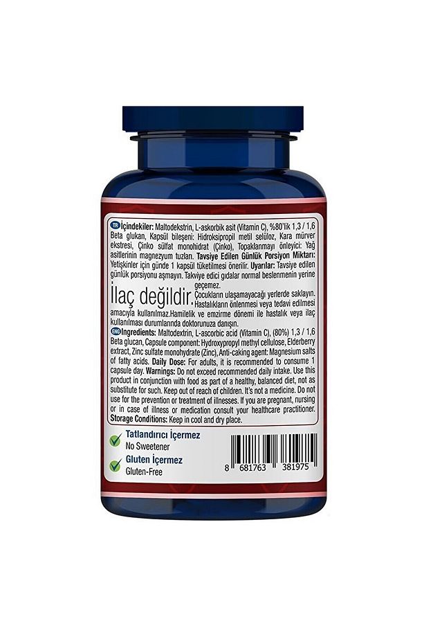 Beta-glukan Kompleks 60 Kapsül - 4
