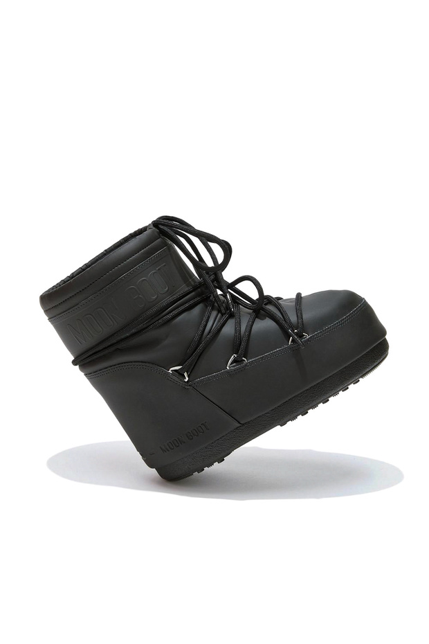 Kadın / Kız Bot 14093800-001 MOON BOOT ICON LOW RUBBER Black - 4