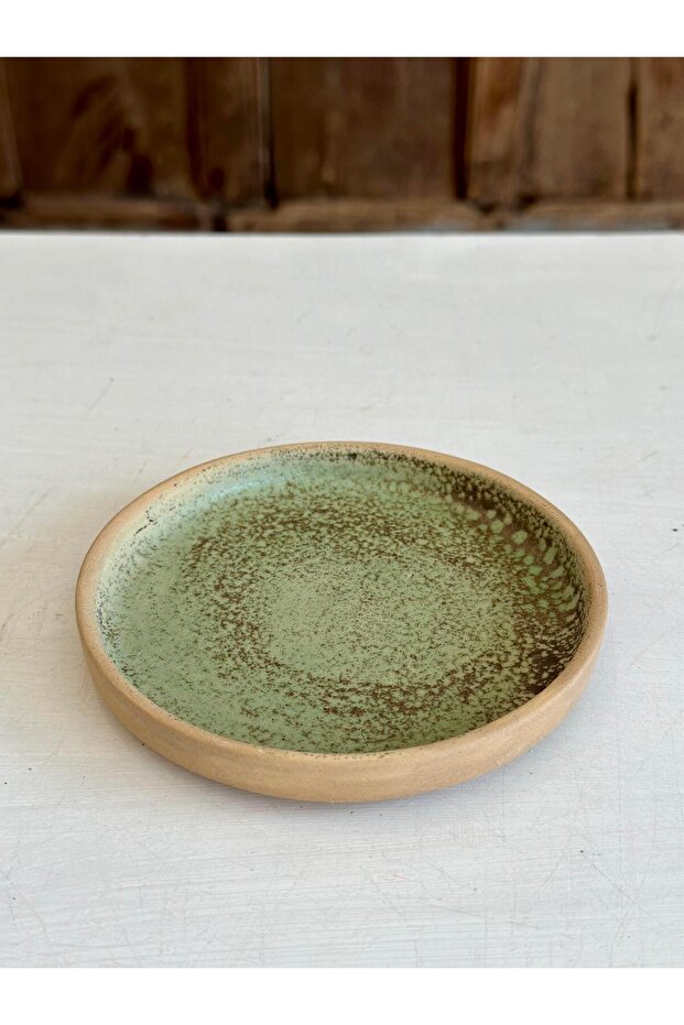 Dik Kenar Tabak 12cm - Açık Yeşil - 1