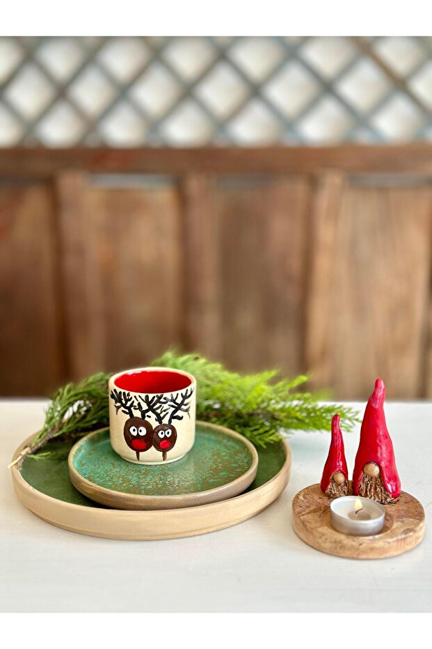 Dik Kenar Tabak 12cm - Açık Yeşil - 2