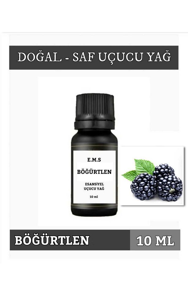 BÖĞÜRTLEN Esansiyel Uçucu Yağ Buhurdanlık Yağı Difüzör Esansı Aromaterapi Oda Kokusu 10 ML - 1