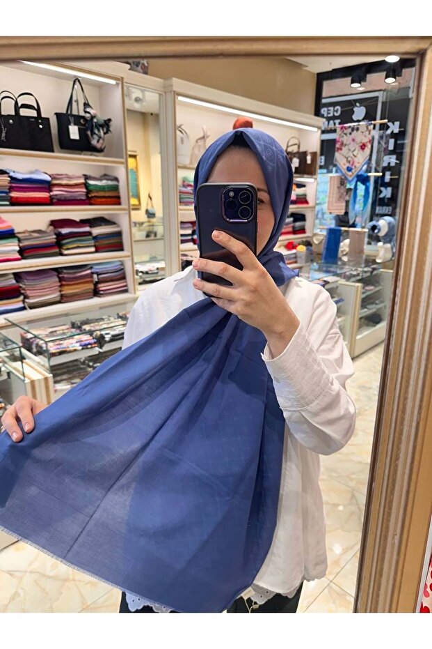 Cotton Şal - İndigo 922 - 1