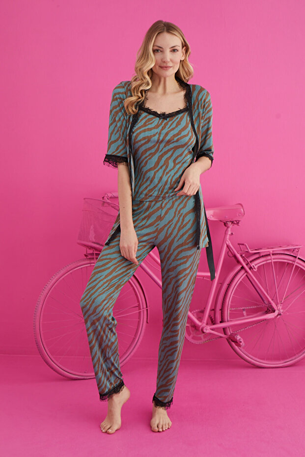 PEGASUS SABAHLIK PİJAMA TAKIM - 2