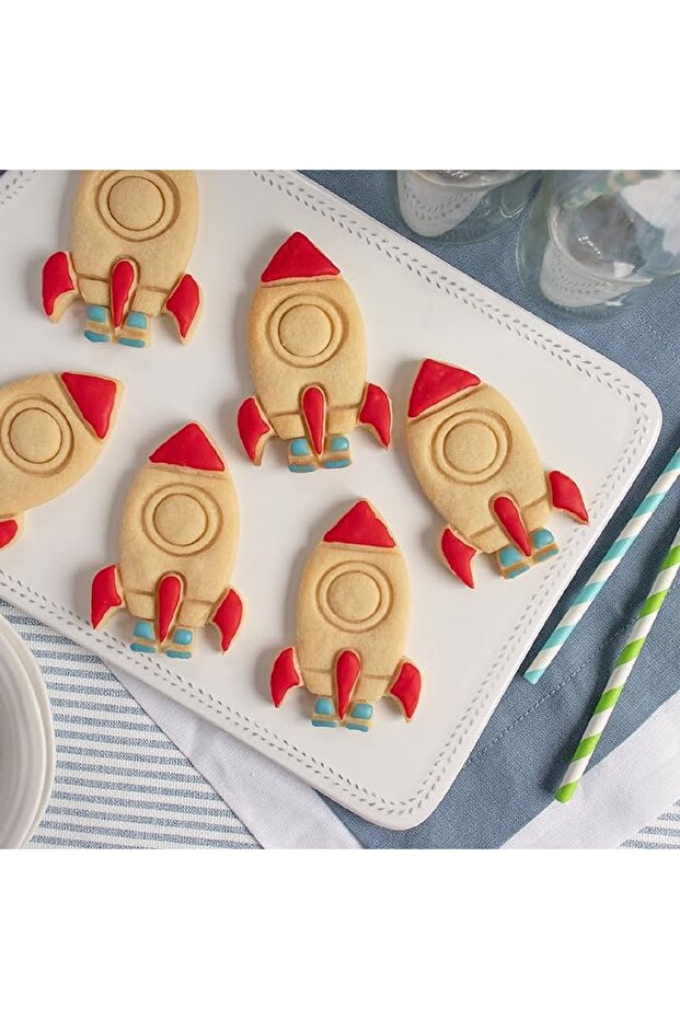 قالب كوكي صاروخ فضائي - 3