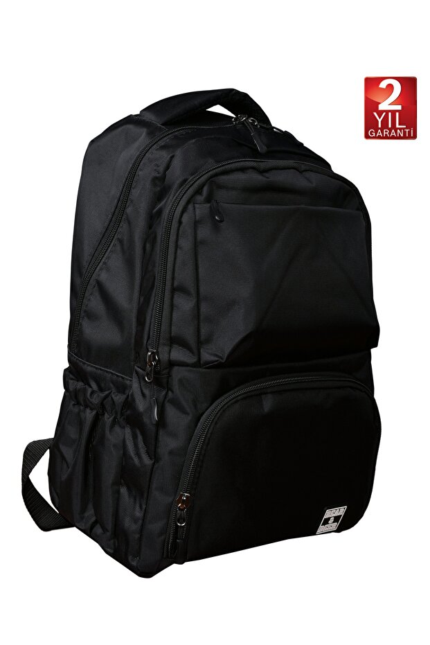 حقيبة ظهر للجيب باللون الأسود - 1