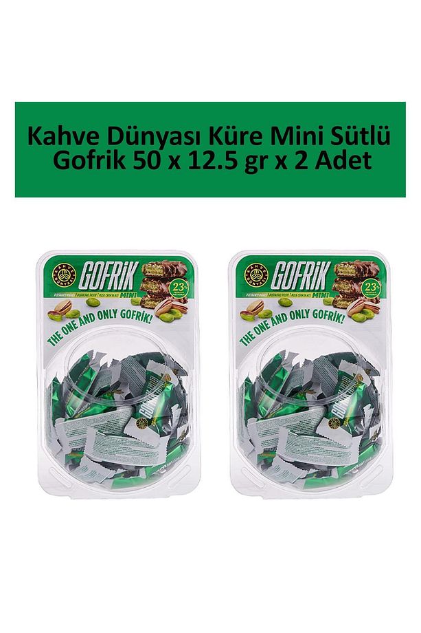 Küre Mini Sütlü Gofrik 50 x 12.5 gr x 2 Adet - 1