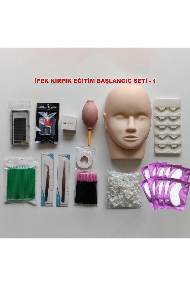 İpek Kirpik Eğitim Başlangıç Seti 1 - 1
