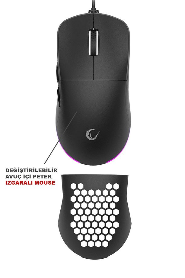 ECLIPSE Siyah Usb RGB Aydınlatmalı Q Gaming 4 Tuş Makrolu Oyuncu Klavye Mouse Set - 6