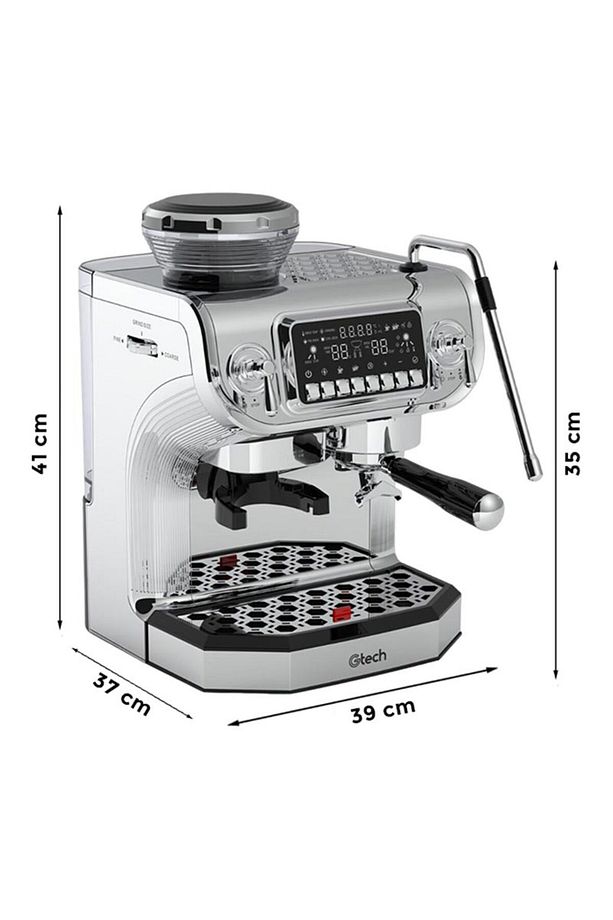 ST-530ED Espresso Kahve Makinesi, 1 Gruplu, Öğütücülü, Dijital - 8