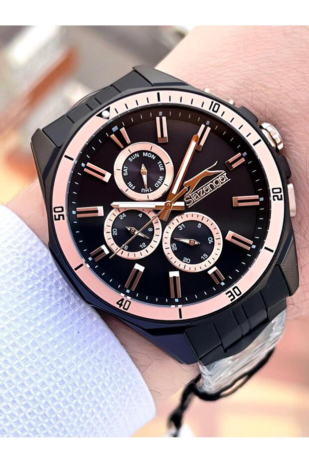 Steel Cord Inner Functions Active 5 Atm Water Resistant Men's Wrist Watch SL.2245.2.05