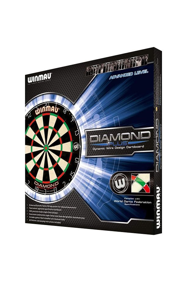Winmau Profesyonel Dart Seti (Winmau Diamond Plus Dart Board ve Kabin) - 3