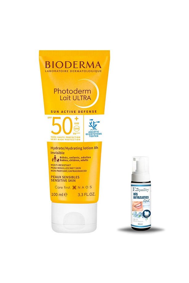 Photoderm Lait Ultra SPF50+ 100 ml + Diş Beyazlatıcı Köpük - 1