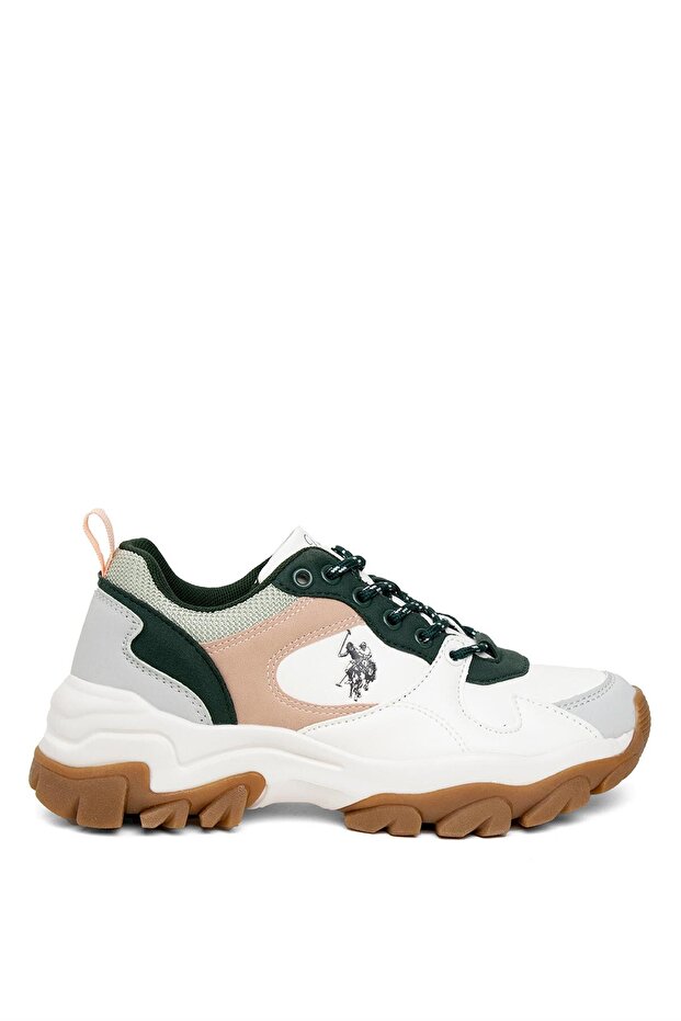 US Polo101532672 Tracky Classic Sneaker White - Green