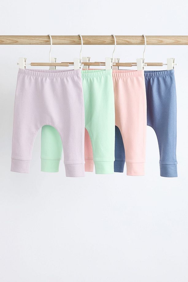 % 100 Pamuklu Multi Pastel 4’lü Eşofman Alt Set - 1