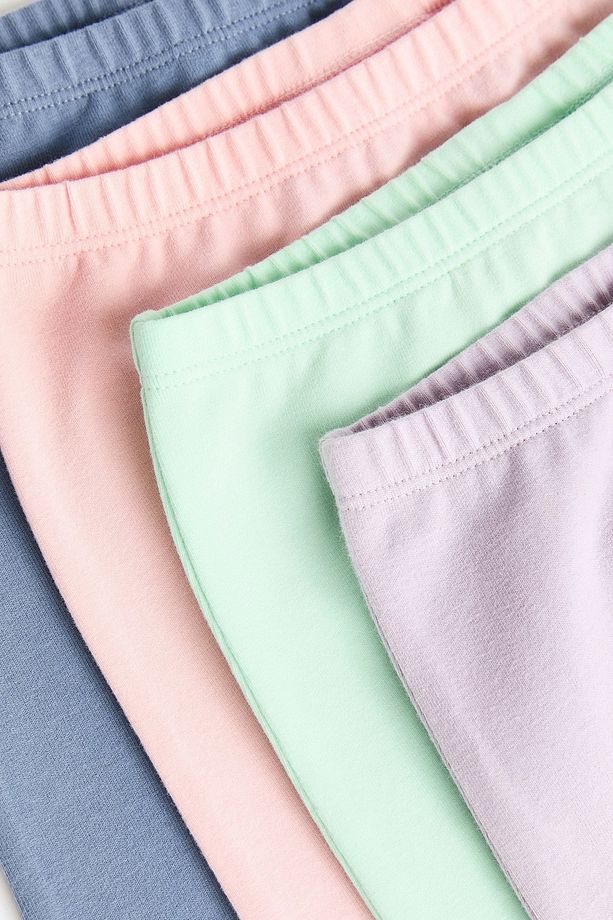 % 100 Pamuklu Multi Pastel 4’lü Eşofman Alt Set - 4