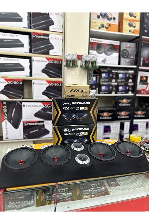 4 adet 20 cm midrange 10 cm dom tweter universal pandizot - 2