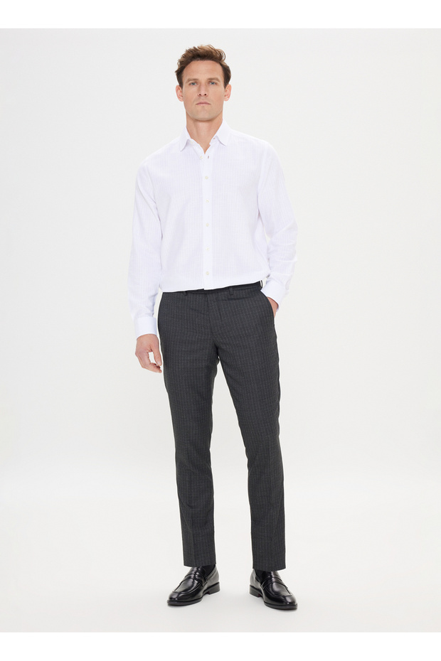 Altınyıldız Classics Beyaz Erkek Gömlek 4A2024200045 - 2