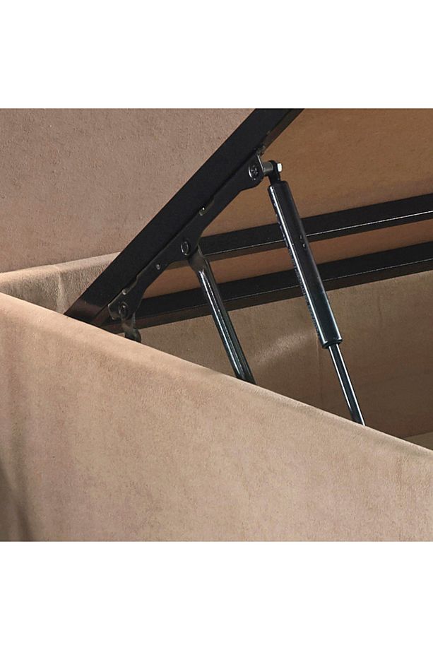 Niron Rama Baza Ve Başlık Seti 120x200 Cm Tek Kişilik Sütlü Kahve Kumaş Baza Ve Başlığı Soho Kumaş - 9