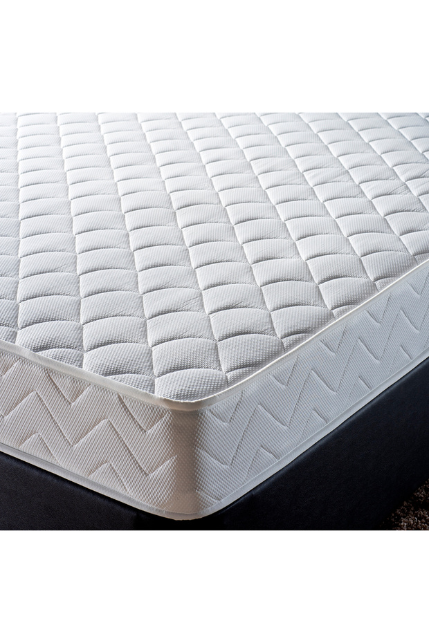 Hazan Yatak Tek Kişilik Full Ortopedik Sert Yatak, Çift Taraflı 22 Cm Ekstra Dayanıklı Yurt Yatağı - 5