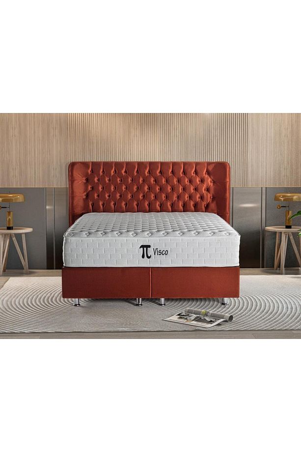 Pinotte Pi Visco Çift Kişilik Lüks Full Ortopedik Pakey Yaylı Yumuşak Yatak 180x200 Cm - 7