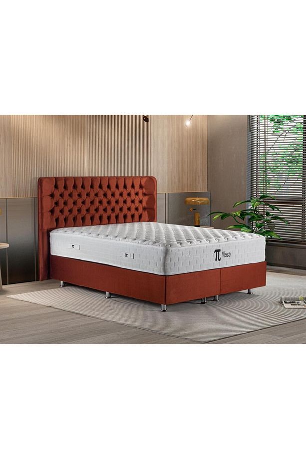 Pinotte Pi Visco Çift Kişilik Lüks Full Ortopedik Pakey Yaylı Yumuşak Yatak 180x200 Cm - 6
