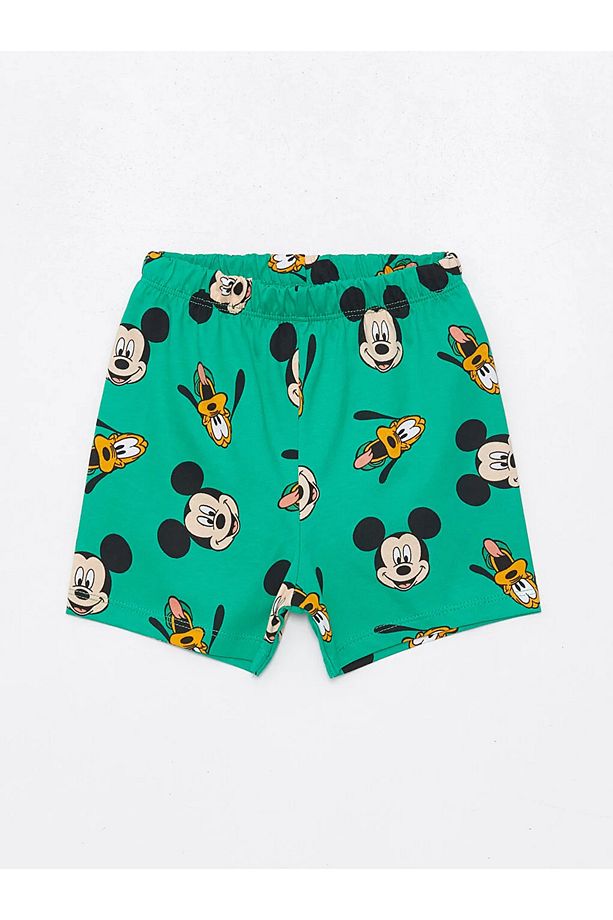 Erkek Bebek Şortlu Pijama Takımı - 2