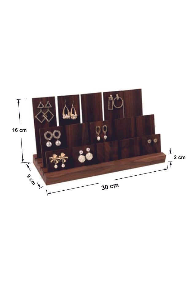 Ahşap küpe Teşhir Standı, Küpe sergileme display stand - 2