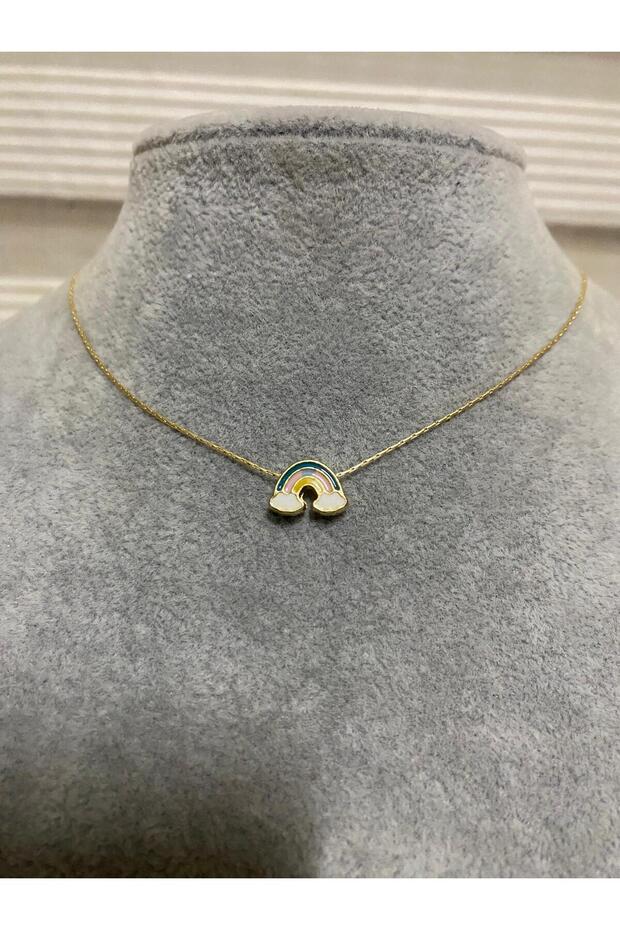 Women's Rainbow Minimal Necklace