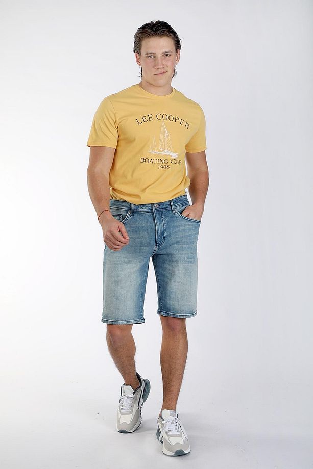 Regular Fit Erkek Denim Şort 242 LCM 121068 ELYO KAI LIGHT ISLAN - 1