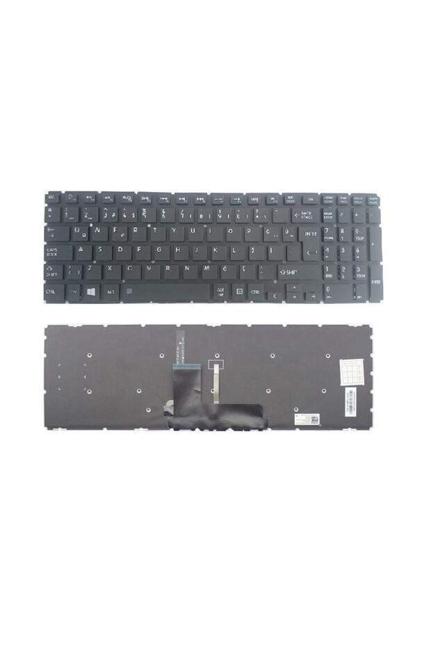 Toshiba L50-B-1MU L50-B-1MV L50-B-1MW Klavye Siyah TR / ışıklı - 1