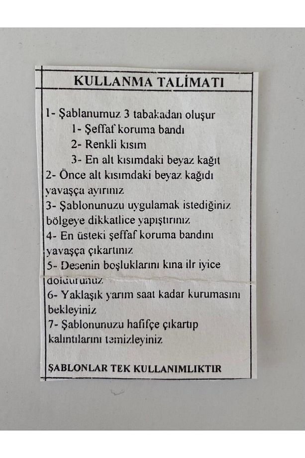HİNT KINASI ŞABLONU, KINA ŞABLONU, GEÇİCİ DÖVME, HENNA STENCİL, DÖVME - 4