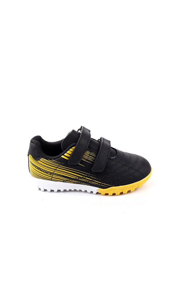 Black Boys' Astroturf Futbool Shoes