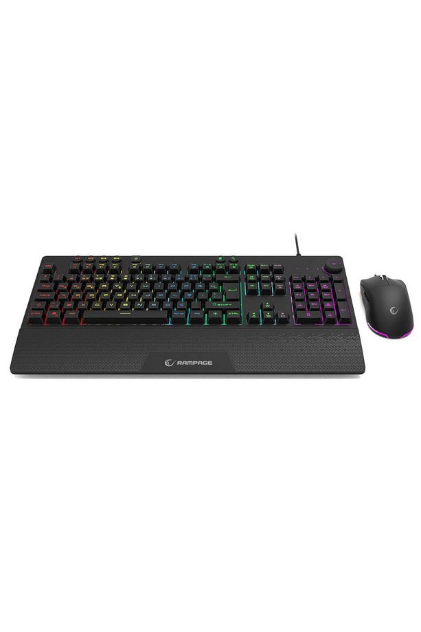 ECLIPSE Siyah Usb RGB Aydınlatmalı Q Gaming 4 Tuş Makrolu Oyuncu Klavye Mouse Set - 3