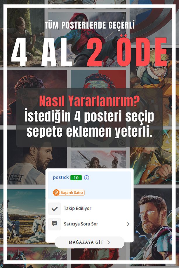 Squid Game Dizi Posteri Yüksek Kaliteli Kalın Parlak Kuşe Kağıdı - 3