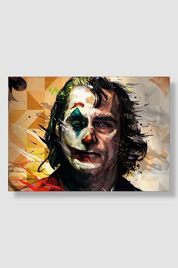 Dc Joker Joaquin Phoenix Film Posteri Yüksek Kaliteli Kalın Parlak Kuşe Kağıdı - 1