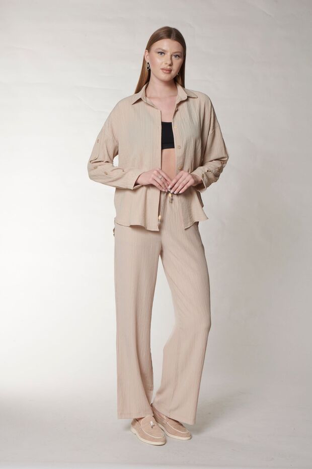 Beige Linen Set - 1