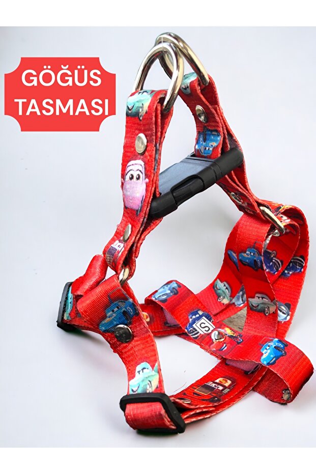Köpek Göğüs Tasması , Gezdirme Kayışı Set New Bugs - 2