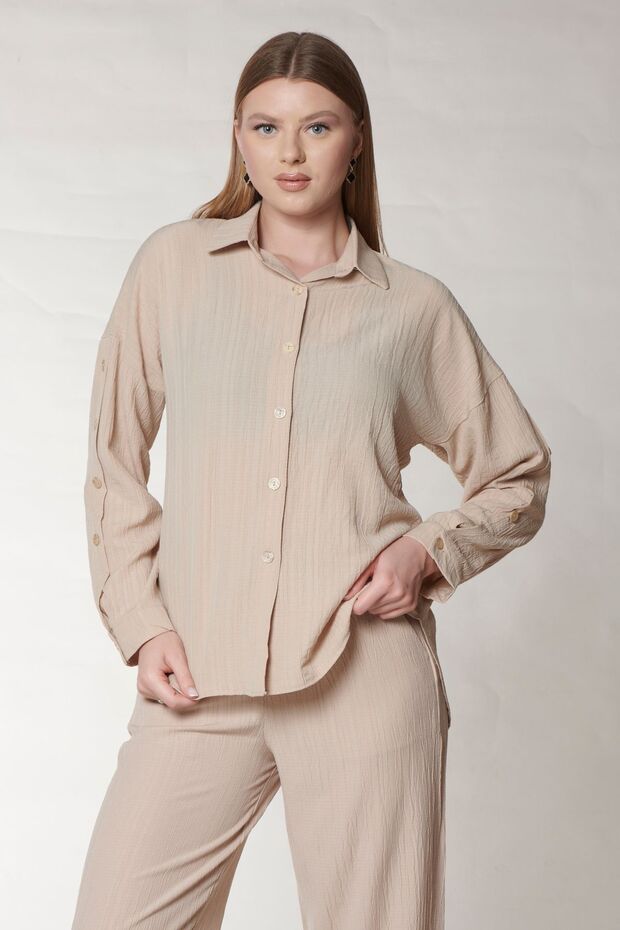Beige Linen Set - 6