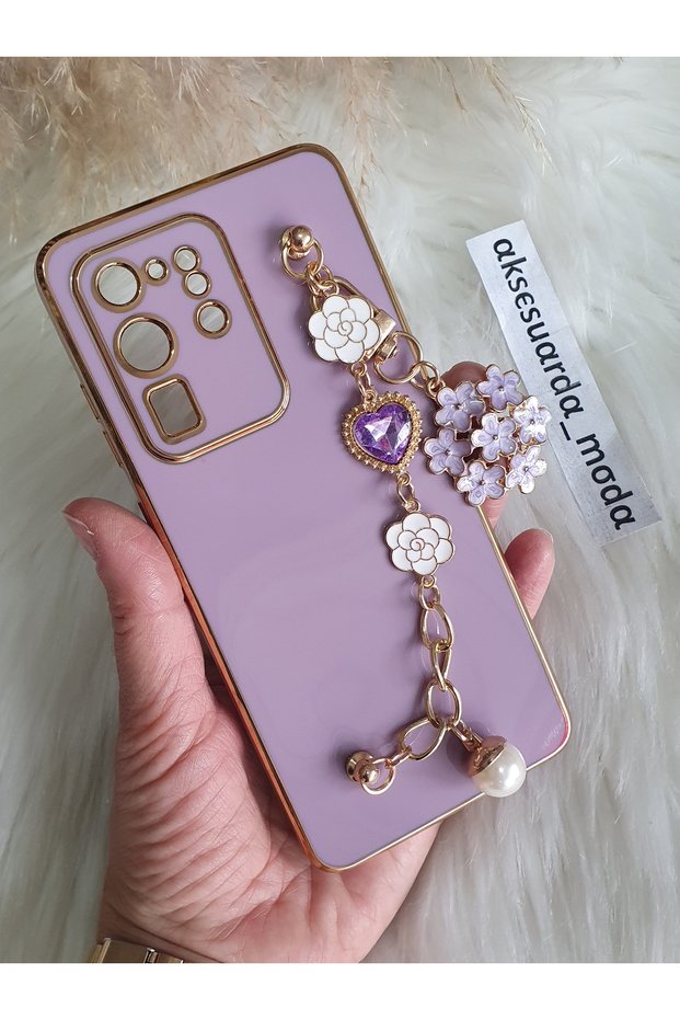 Samsung S20 Ultra Compatible Floral Hand-Appliable Laser Cut Case