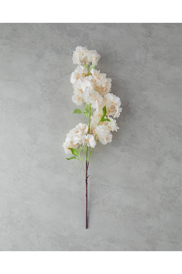 Cherry Branch Tek Dal Yapay Çiçek Şampanya - 1