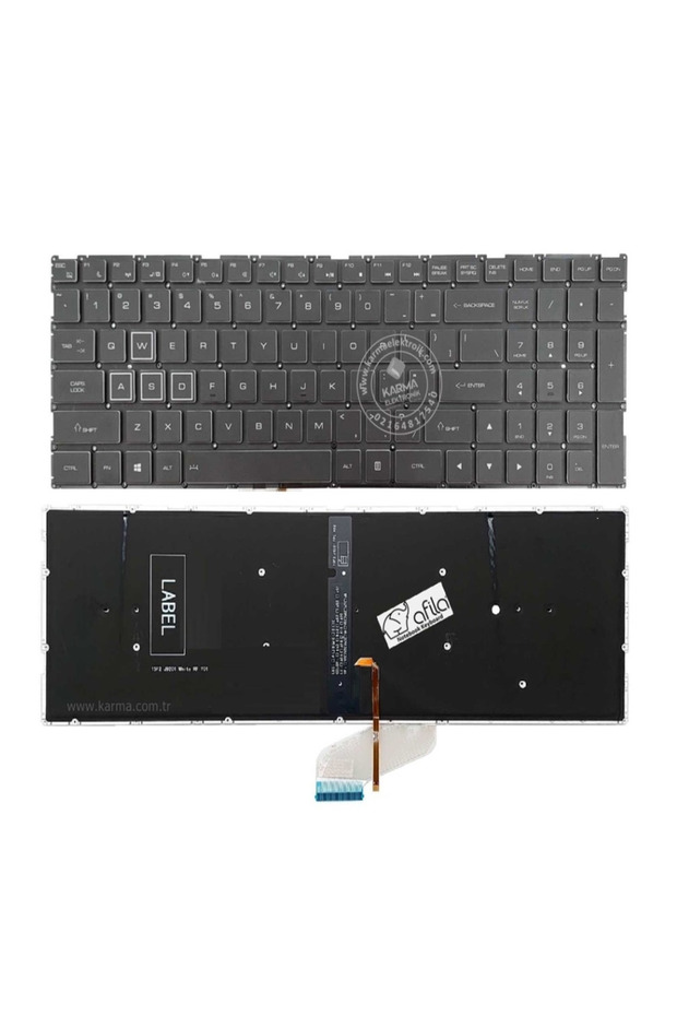 Casper Excalibur G780.1075-8T60A Klavyesi, Tuş Takımı TR Işıklı - 1