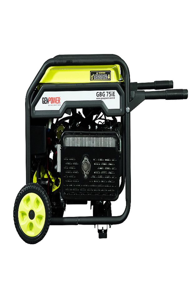 GBG 75 İE Model 7,5 kVA Benzinli, Marşlı Tekerlekli  Monofaze İnverter Jeneratör - 5