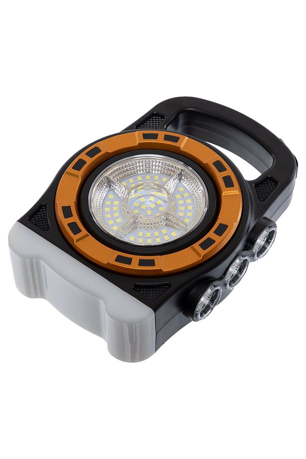 Taşınabilir COB LED güneş Holofote 2400mA USB şarj balıkçı ışığı 3 uzun vadeli ışık kontrol - 5