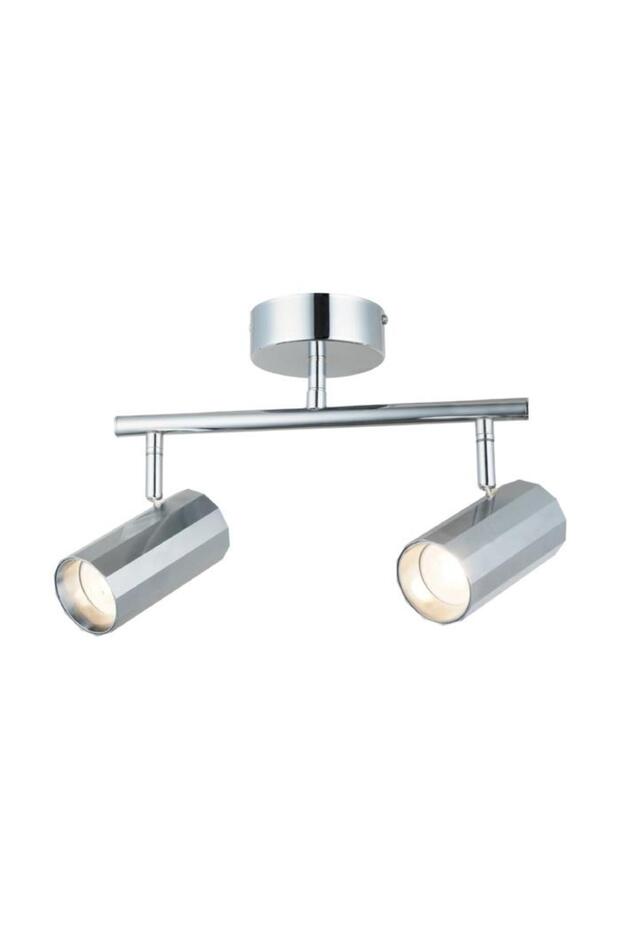 OKTANO KROM 2'Lİ PLAFONYER AVİZE