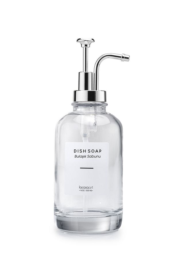500 ML Tezgah Üstü Sıvı Sabunluk Mutfak(6 Adet Etiket) - 5